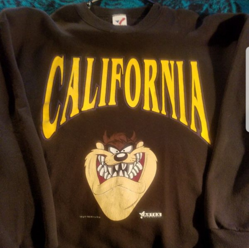Vintage Tazmanian Devil CALIFORNIA sweater